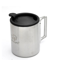 【步林BULIN】環保攜帶式不鏽鋼杯/露營杯/野營杯(小)
