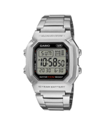 CASIO นาฬิกาข้อมือ W-800HD-1AVDF สีเงิน