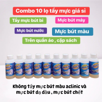 [ Giá sỉ ] 10 lọ tẩy mực kingkong - tẩy sạch vết mực bút bi, bút máy , bút nước trên quần áo cặp sác