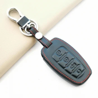 For Great Wall Poer Haval Hover H1 H4 H6 H7 H9 F5 F7 H2S GMW Coupe 100% Leather Car Remote Key Case Cover Holder Auto Accessorie