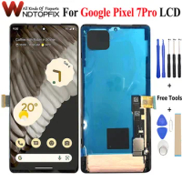 OLED 6.7" For Google Pixel 7 Pro LCD Display Screen Touch Digitized Assembly GP4BC GE2AE Replacement For Google Pixel 7Pro LCD