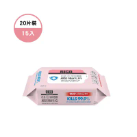 韓國RICO baby｜抗菌濕紙巾(Sanitizing-20抽)-15入