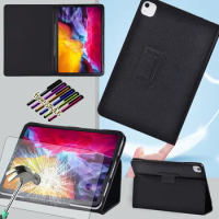 Tablet Case for Apple IPad 7th 8th 10.2"/iPad Air 3 10.5"/Pro 10.5" Pu Leather Stand Back Support Case + Tempered Glass+Stylus