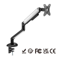 BRATECK 入門級LDT63-C012GL | RGB 單顯示器電競螢幕支架 | 適用於17-32 吋 