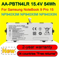 For Samsung NoteBook 9 Pro 15 NP940X3M-K01US K02US K03US NP940X5M NP940X5N X01US X02US AA-PBTN4LR Laptop Battery 54Wh 15.4V