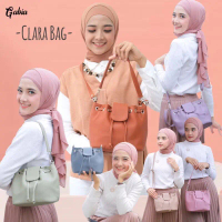 Gabia - Tas 2 in 1 Clara Bag berbahan Chocoly Waterproof Anti Air dan Jamur | Tas Tali Panjang Selem