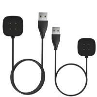 Dock Charger Adapter USB Charging Cable Power Cord for Fitbit Versa 4/3 Sense 2 Smart Watch Versa4 Versa3 Sense2 Accessories