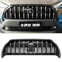 For Toyota Corolla Cross 2021 2022 2023 Car Front Bumper Racing Grills Grille Around Trim High Quality ABS