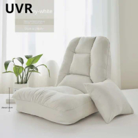 UVR Single Sofa Foldable Tatami Windows Balcony Chaise Lounge Living Room Adjustable Backrest Sofa Bed Home Bedroom Lazy Sofa