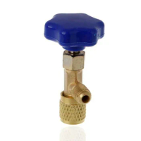 1Pc Dispensing Refrigerantor Can Tap Valve Bottle Opener Low Pressure For R22 R134a R410A Gas 1/4 SAE Connector Mayitr