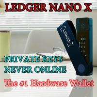 Ledger Nano X Hardware Wallet Bluetooth Crypto Wallet Multi-Chain Multi-Currency Offline Private Key