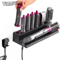 Curling Iron Holder for Dyson Airwrap with Slot and Guard RailDyson Airwrap Stand Suitable for Bathroom|Bedroom|Hair Salon