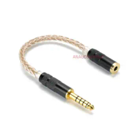 4.4mm To 3.5mm Balanced Audio Cable Adapter OCC SONY NW-WM1Z NW-WM1A PHA-2A TA-ZH1ES Player