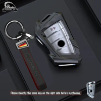 Zinc alloy Car Key Case Cover Key Bag For Bmw G20 G30 X1 X3 X4 X5 G05 X6 F15 F16 Accessories Car-Styling Holder Shell Keychain