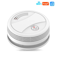 PGST Smoke Detector, 9V Battery Operated Smoke Alarm with LED Indicator, Silence Button, Battery Po