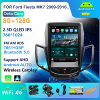 8 Core Carplay Android 13 For Ford Fiesta CarMultimedia Player Auto Radio Automotivo GPS Navigation Stereo 4G DSP 2009-2016
