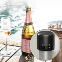 Nắp Chai Rượu Vang Đỏ Chân Không Mini, Nắp Chai Rượu Sâm Banh Kín Bằng Silicon, Giữ Chân Không, Giữ 