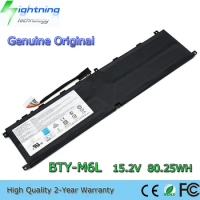 New Genuine Original BTY-M6L 15.2V 80.25Wh Laptop Battery for MSI GS65 Stealth Thin 8RF 8RE 9RE PS42 8RB P65 MS-16