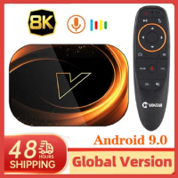 VONTAR X3 Android Smart TV BOX MAX 4GB RAM 128GB ROM 8K Android 9.0 TVBOX Amlogic S905X3 2.4G 5G Wifi 4K Set Top Box 64GB 32GB