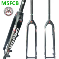 MOSSO Toray Carbon Fiber Front Fork M5FCB Hard Fork Disc Brake Road Mountain Bike Forks 26/27.5in