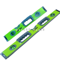 WATERPASS MAGNET + HANDLE FIBER SOLIGEN HIJAU 18\ (45CM) & 24\"(60 CM)"