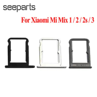 Sim Tray Holder For Xiaomi Mi Mix 2 / 2S Card Tray Slot Holder Adapter Socket Repair Parts For Xiaomi Mi Mix 3 Sim Tray Holder