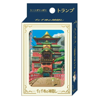 真愛日本 宮崎駿 吉卜力 神隱少女 油屋 日本製 壓克力盒 撲克牌 紙牌 團康 遊戲 桌遊