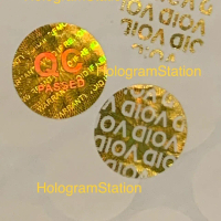 Hologram Stiker Golden QC Passed (10 lembar)
