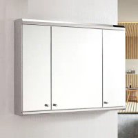 Three Doors Stainless Steel Bathroom Medicine Cabinet Mirror Cabinet Bathroom Vanities With Mirror 7039