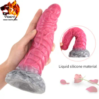 Ribbed Colorful Dog Dildo Sex Toy Monster Dildo Anal Big Dildo Xxxl Monster Monster Dildo for Women Realistic Dildo Dog Anal
