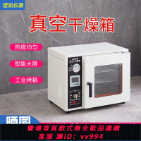 {公司貨 最低價}電熱恒溫真空實驗室商用烘箱烘干機箱抽氣干燥箱高溫脫泡機