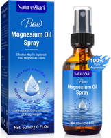 Magnesium Oil Spray - Magnesium Oil for feet - 100% Pure Magnesium Oil Spray Organic Natural Magnesi