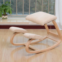 Original Ergonomic Kneeling Chair Stool Home Office Furniture Ergonomic Rocking Wooden Kneeling Computer Posture Chair