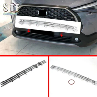 ABS Front Bumper Grille Trim For Toyota Corolla Cross (XG10) 2020 2021 Car Accessories Stickers