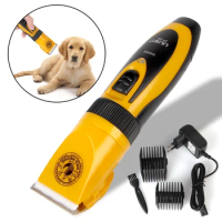 Pet Hair Clipper Ceramic Blade Electric Scissors for Rabbit Cat Puppy Grooming Clipper Cutter Haircut Trimmer Shaver Set