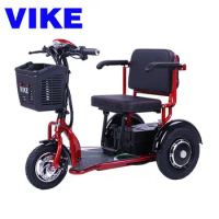 New Mobility Scooter 3Wheel Elderly Foldable Handicapped Electric Scooter Mini Small With armrests With Basket Electric Tricycle