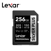Lexar 雷克沙Professional SDXC Silver Plus 256G V30 UHS-1 U3