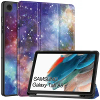 100pcs For Samsung Galaxy Tab A9+ A9 Plus 11" 2023 Folding Folio Case TPU Soft Back Cover Full Protective Skin Stand Guard Shell