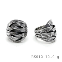 (RK) Ring Front cross *silver98-99%*