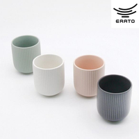 【韓國ERATO】韓條絨茶杯 200mL 200cc ins風 茶杯 水杯 陶瓷杯 陶瓷茶杯