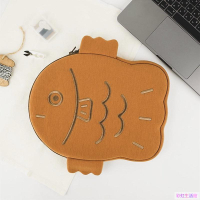 丑萌可愛鯛魚燒 13吋11吋筆記本電腦包 內膽包袋平板包