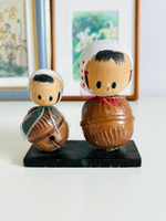 日本昭和 鄉土玩具 木芥子鈴人形木偶置物擺飾
