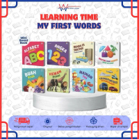 Mini BoardBook - Learning Time - My First Words - board book - Winonabooksstore