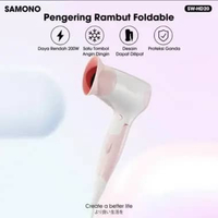 Hair Dryer Samono SW-HD20 pengering rambut mini SWHD20 Portable lipat Low watt 200 w Pink