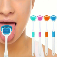 Bàn Chải Cạo Lưỡi Silicon, OralCarePro, Đa Chức Năng, Không Mùi, Giảm Hôi Miệng, Tay Cầm Dễ Cầm Nắm,