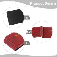 Paper Money Pocket Collection Album Wallet Currency 20 Notes Pages w/ Imitation Leather Cover Color 