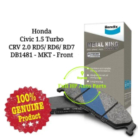 Pad Brek Depan Bendix DB1481MKT Asal - H/D Civic FC 1.8 / 1.5 Turbo 2016 TEA / FE / CRV/ S9A / Jade