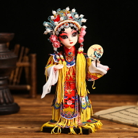 唐人坊娟人 娃娃 大號絹人北京禮物京劇玩偶擺件 出國文化禮品