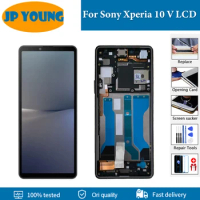 6.1" Original OLED For Sony Xperia 10 V LCD Display Touch Screen Digitizer Assembly For Sony x10 V LCD Repair Parts Replacement