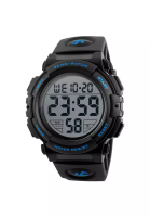 Lara 男士防水電子手錶LED大錶盤運動腕表時尚多功能戶外手錶